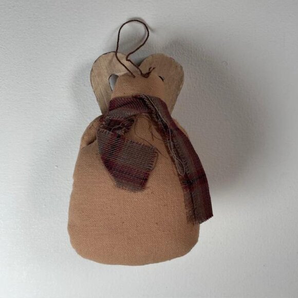 Vintage Honey and Me Candy Cane Snowman Ornament - Picture 3 of 5